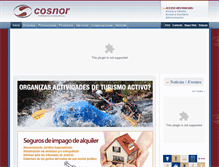 Tablet Screenshot of cosnor.com